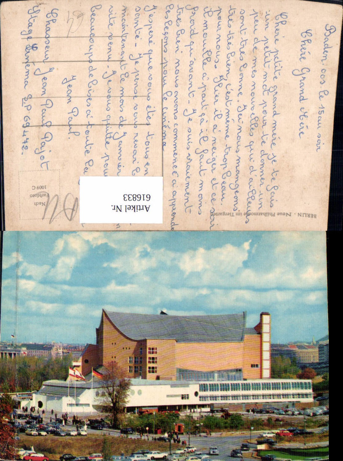 616833,Berlin Neue Philharmonie i. Tiergarten