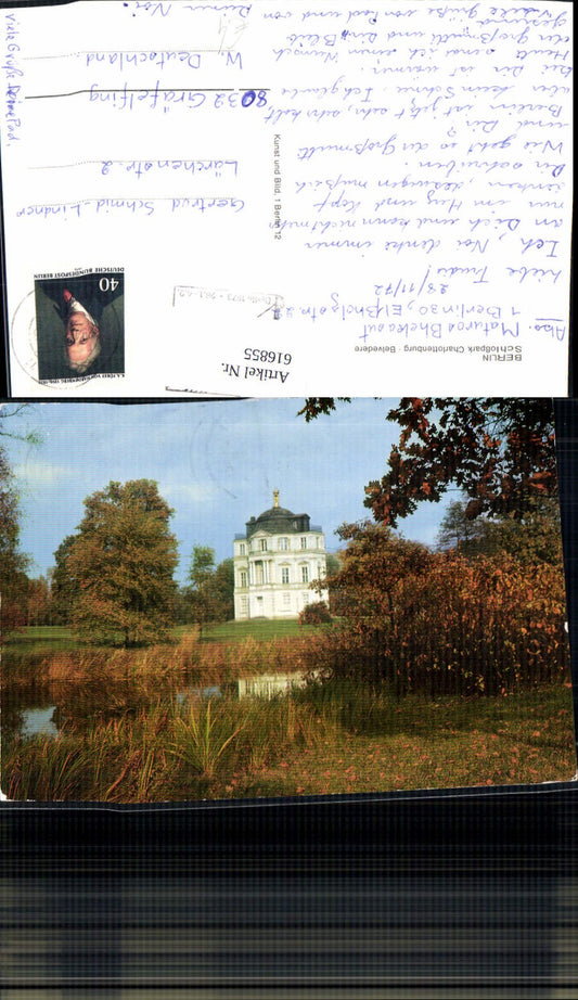 616855,Berlin Schlosspark Charlottenburg Belvedere