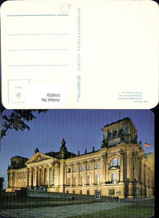 616859,Berlin Reichstagsgebäude b. Nacht Reichstag