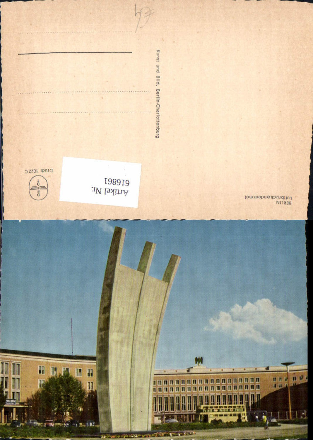 616861,Berlin Luftbrückendenkmal Denkmal