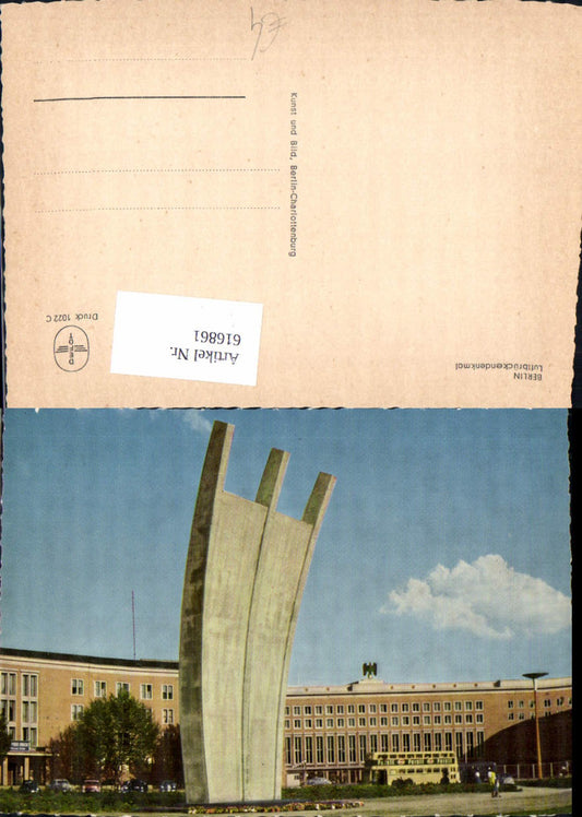 616861,Berlin Luftbrückendenkmal Denkmal