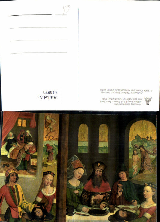 616870,Lüneburg Johanniskirche Ausschnitt Altar Detailansicht