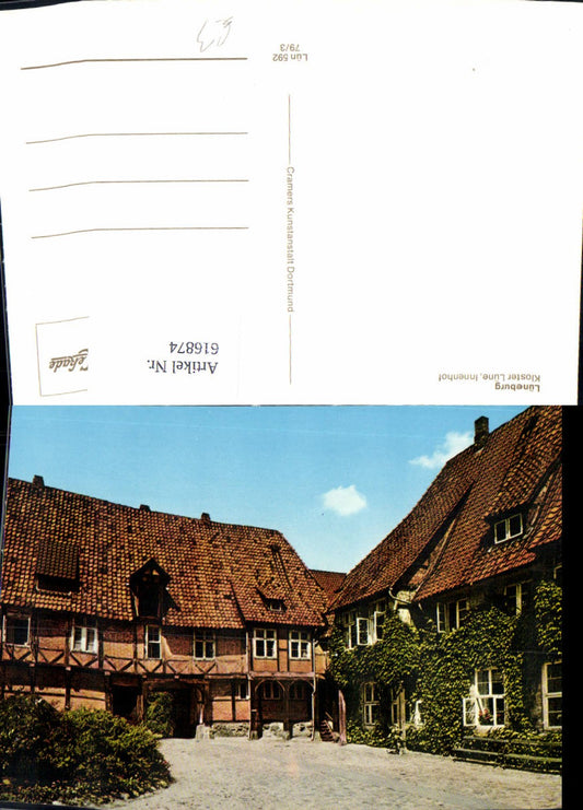 616874,Lüneburg Kloster Lüne Innenhof