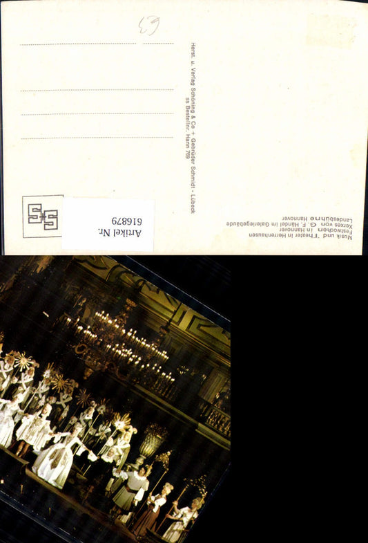 616879,Hannover Festwochen Musik u. Theater Herrenhausen Bühnenszene