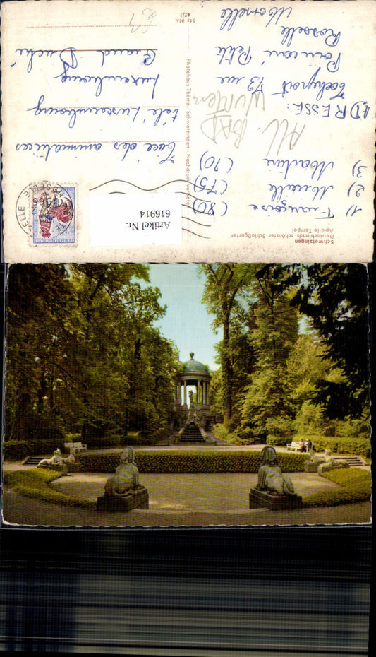 616914, Schwetzingen Apollo Temple Palace Garden
