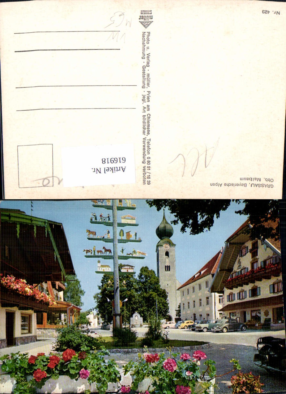 616918, Grassau Maypole Tradition VW Beetle