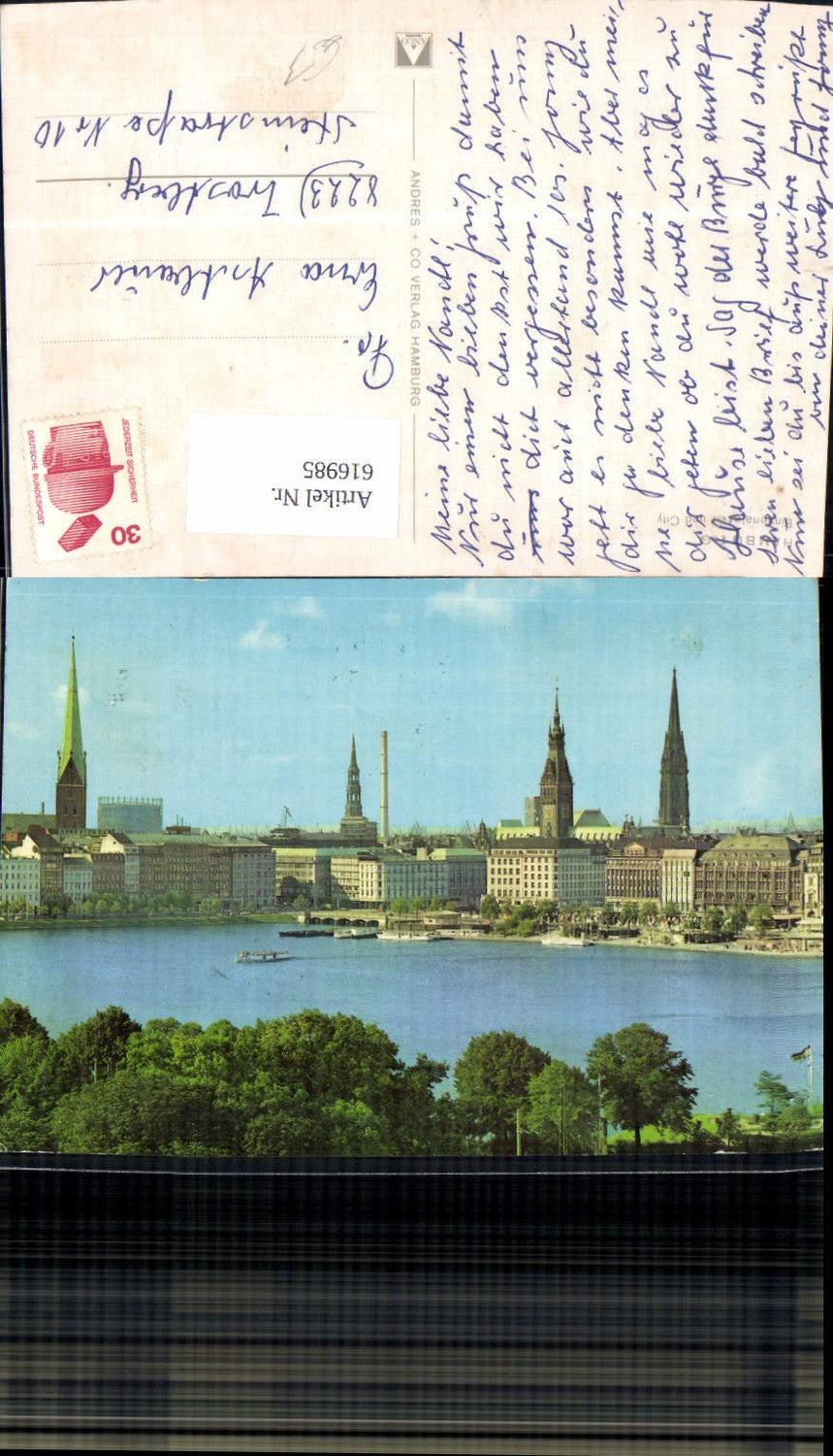 616985,Hamburg Binnenalster u. City