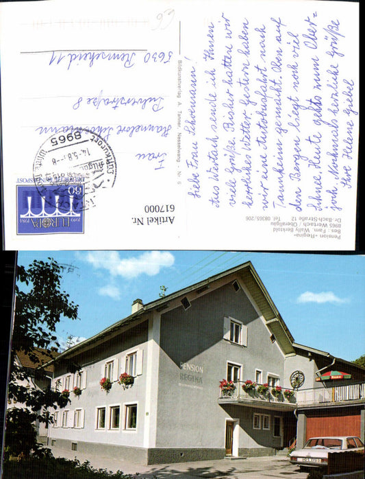 617000, Wertach Oberallgäu Pension Regina