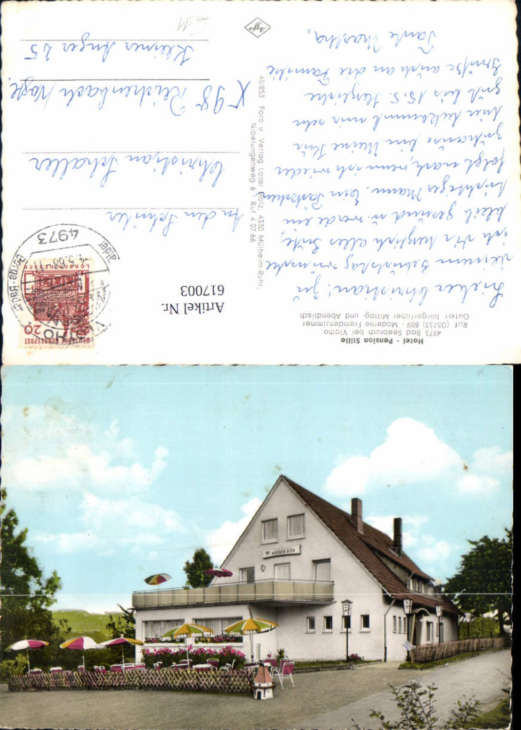 617003,Bad Seebruch b. Vlotho Hotel Pension Stille