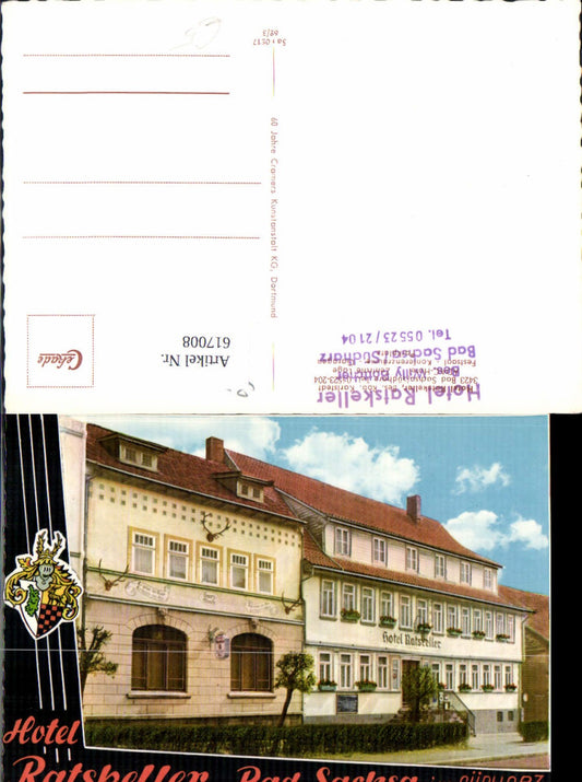 617008,Bad Sachsa Südharz Hotel Ratskeller