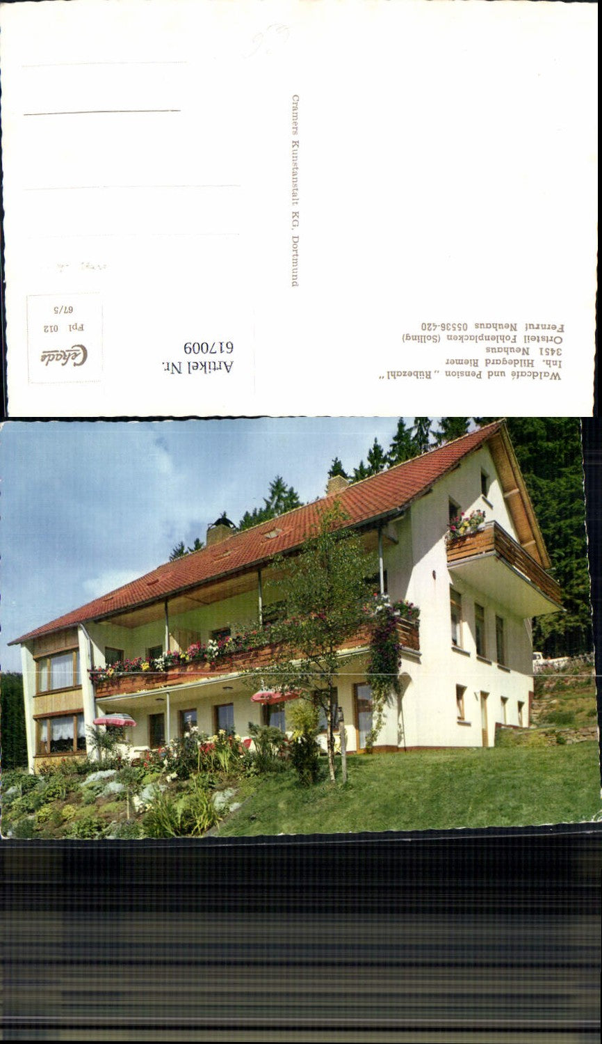 617009,Holzminden Neuhaus Fohlenplacken Solling Waldcafe Pension Rübezahl