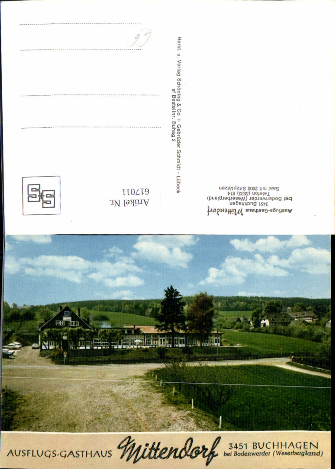 617011,Buchhagen Bodenwerder Weserbergland Gasthaus Mittendorf