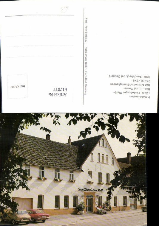 617017,Sandebeck Steinheim Westfalen Hotel Pension Zum Teutoburger Wald