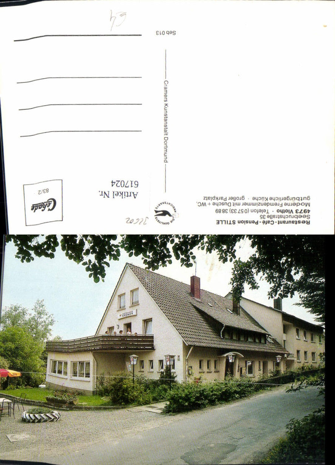 617024,Vlotho Restaurant Cafe Pension Stille