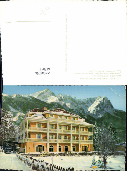 617044,Garmisch-Partenkirchen Hotel Partenkirchner Hof Winteransicht