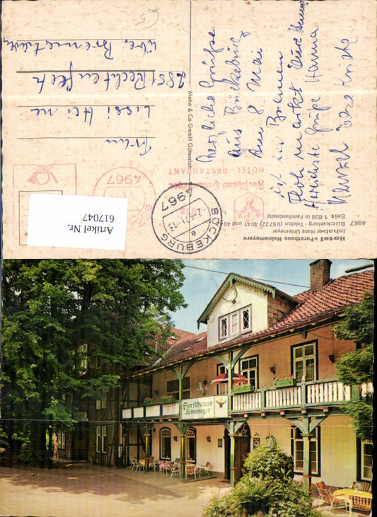 617047,Bückeburg Hotel Forsthaus Heinemeyer