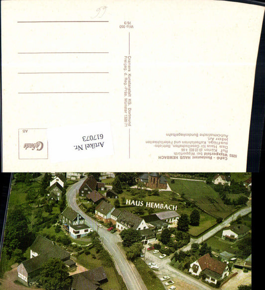 617073,Wipperfürth Wipperfeld Cafe Restaurant Haus Hembach VW Bully