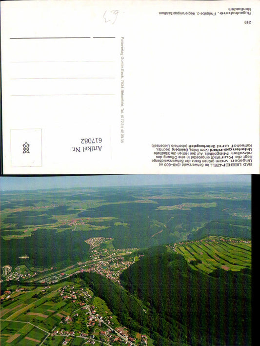 617082, Aerial view of Bad Liebenzell, Black Forest