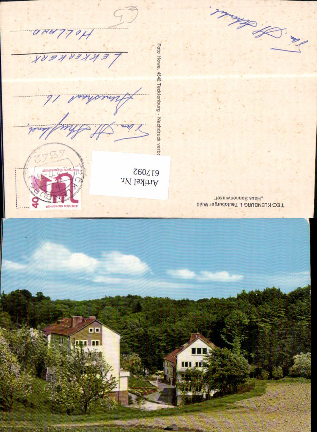 617092,Tecklenburg i. Teutoburger Wald Haus Sonnenwinkel