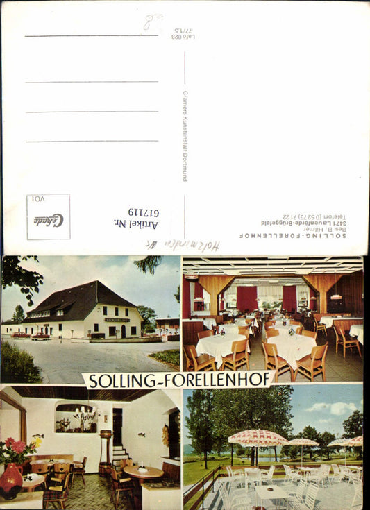 617119,Mehrbild Ak Lauenförde Brüggefeld Solling-Forellenhof