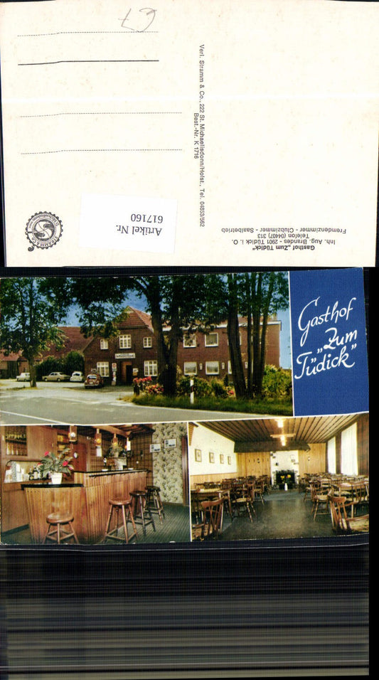 617160,Mehrbild Ak Wardenburg Tüdick i. Oldenburg Zum Tüdick Gasthof