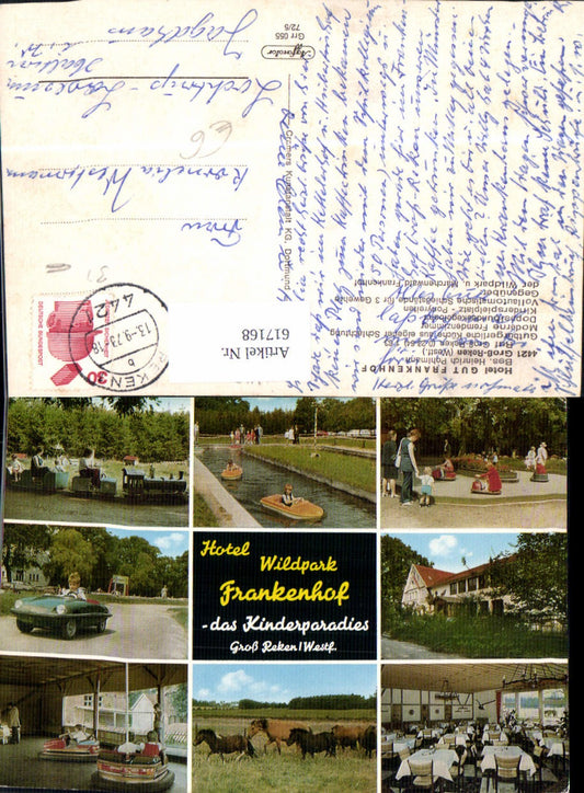 617168,Mehrbild Ak Reken Groß Reken Hotel Gut Frankenhof Pferde Reiten