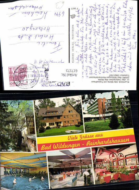 617173,Mehrbild Ak Bad Wildungen Reinhardshausen Kurklinik Alte Mühle m. Freizeithaus