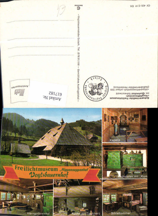617182, Multi-image Ak Gutach Gutachtal Black Forest Black Forest Open Air Museum Vogtsbauernhof