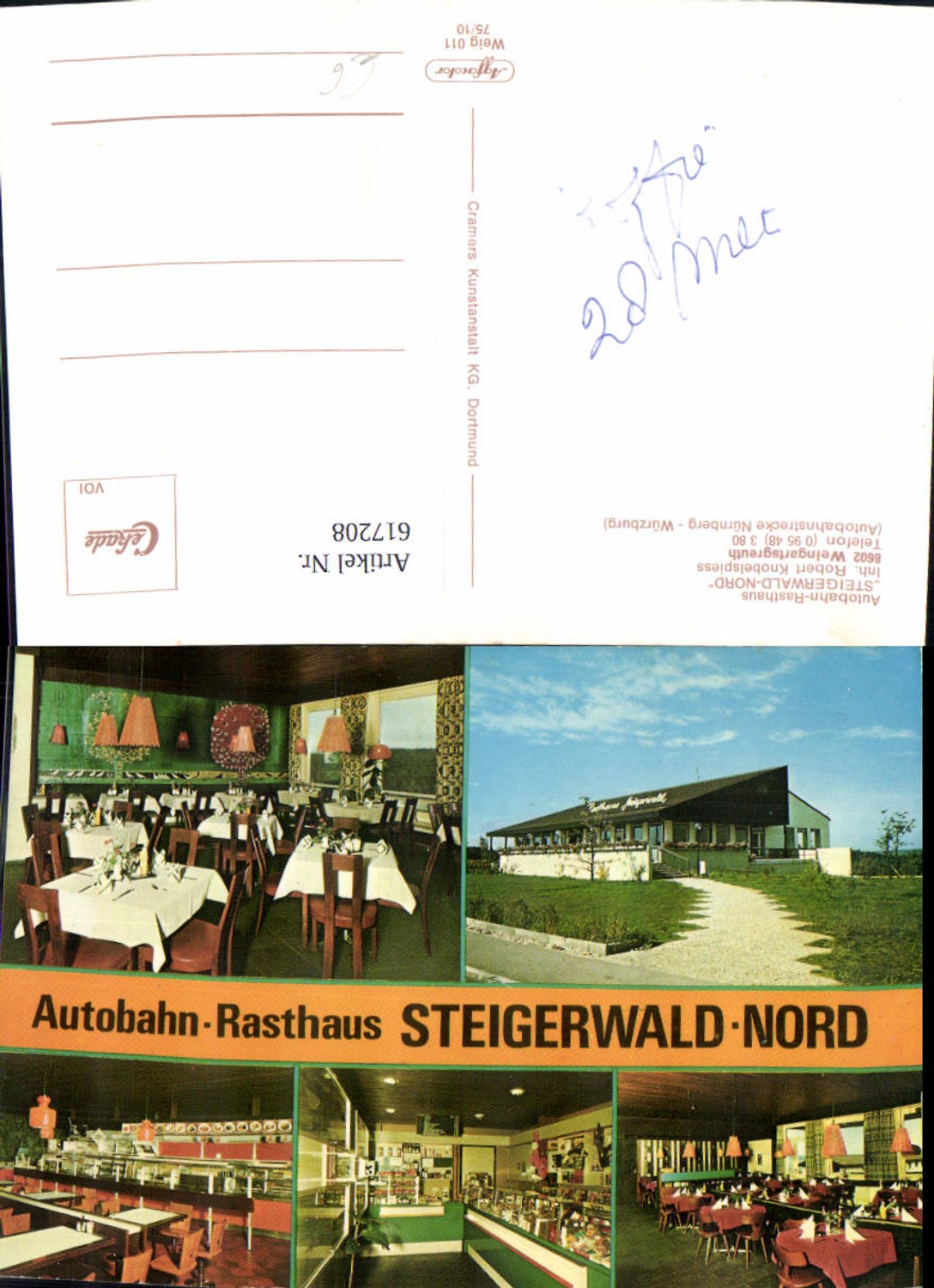 617208,Multi-image Ak Wachenroth Weingartsgreuth Rasthaus Steigerwald-Nord