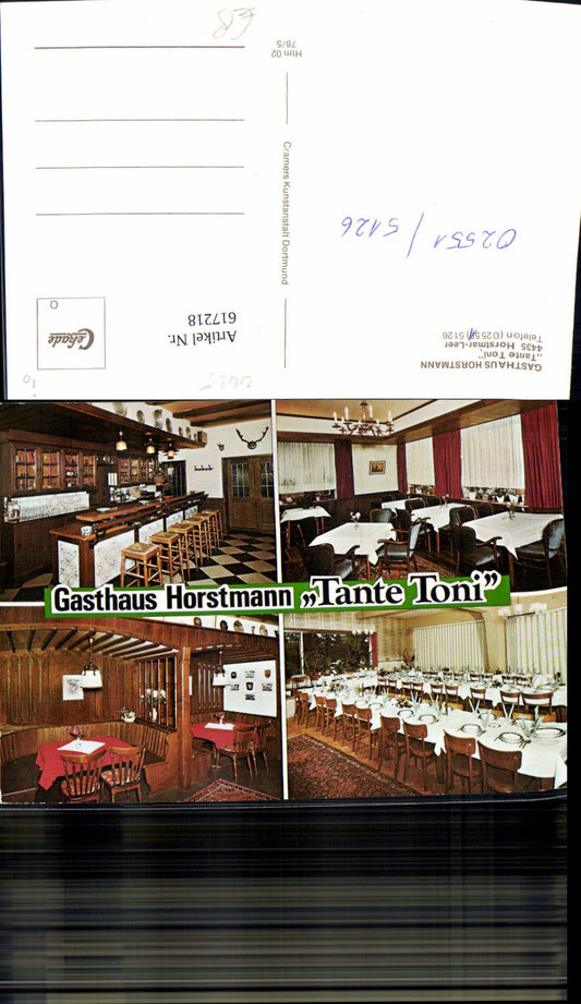 617218,Mehrbild Ak Horstmar Leer Gasthaus Horstmann Tante Toni