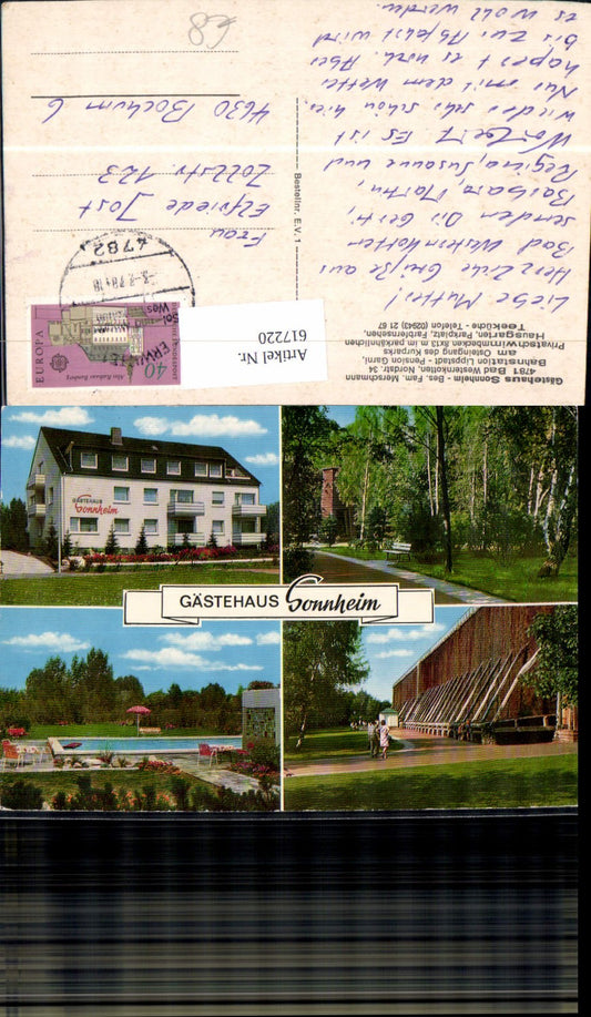 617220,Mehrbild Ak Erwitte Bad Westernkotten Gästehaus Sonnheim