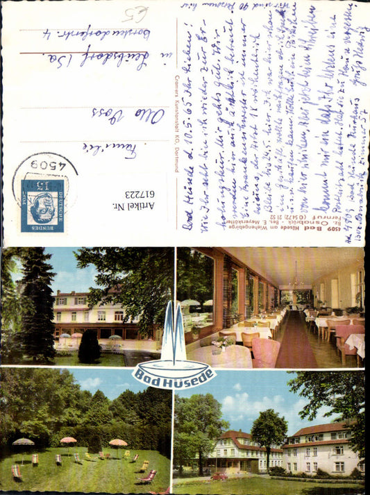 617223,Mehrbild Ak Bad Essen Bad Hüsede a. Wiehengebirge Kurhaus