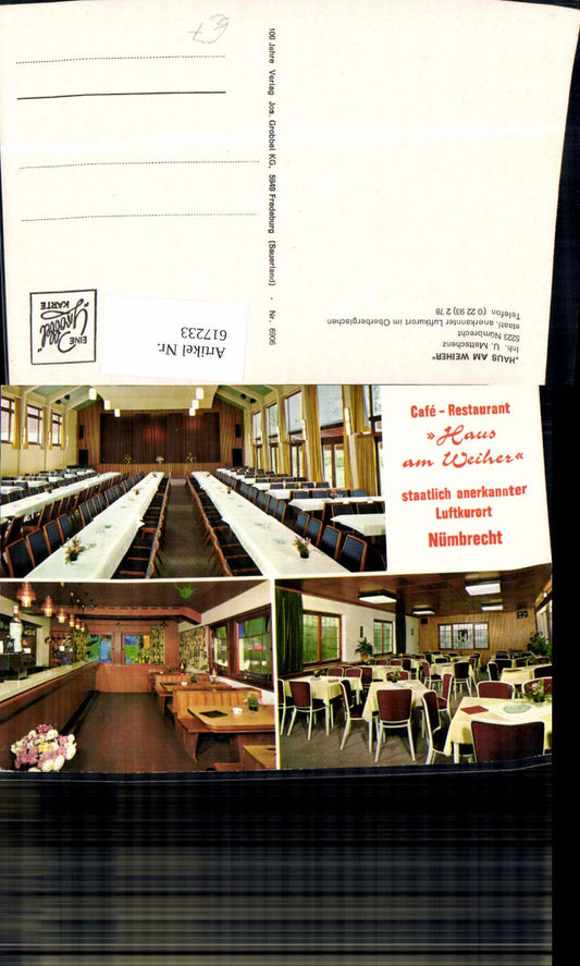 617233,Mehrbild Ak Nümbrecht Haus Am Weiher