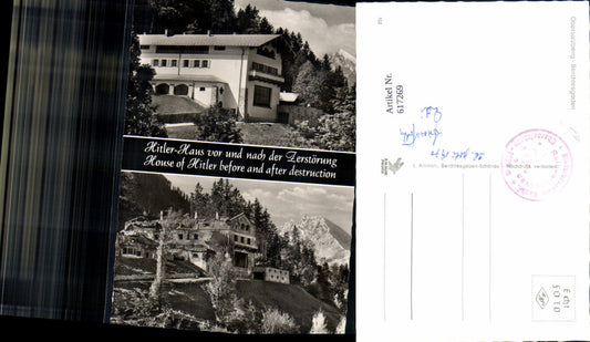617269, Multi-image postcard Obersalzberg Berchtesgaden WW2