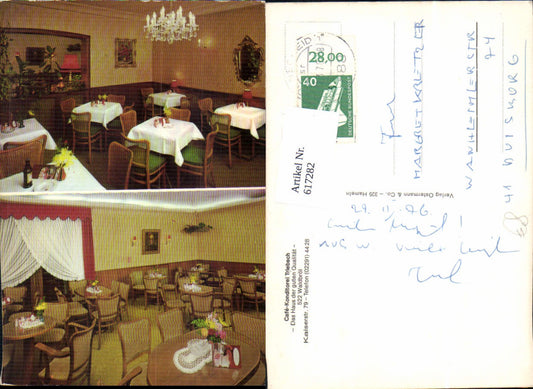 617282,Mehrbild Ak Waldbröl Cafe Triebsch