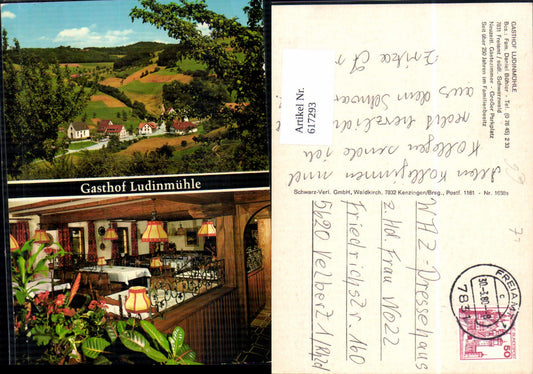 617293, Freiamt Schwarzwald Gasthof Ludinmühle