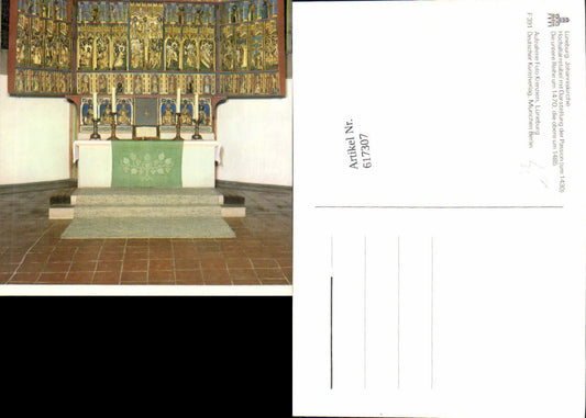 617307,Lüneburg Johanniskirche Kirche Hochaltarretabel Altar