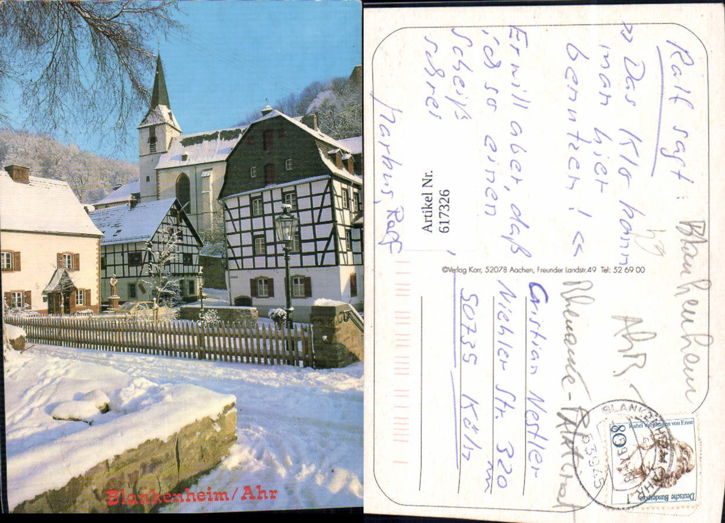 617326,Blankenheim Ahr Winteransicht