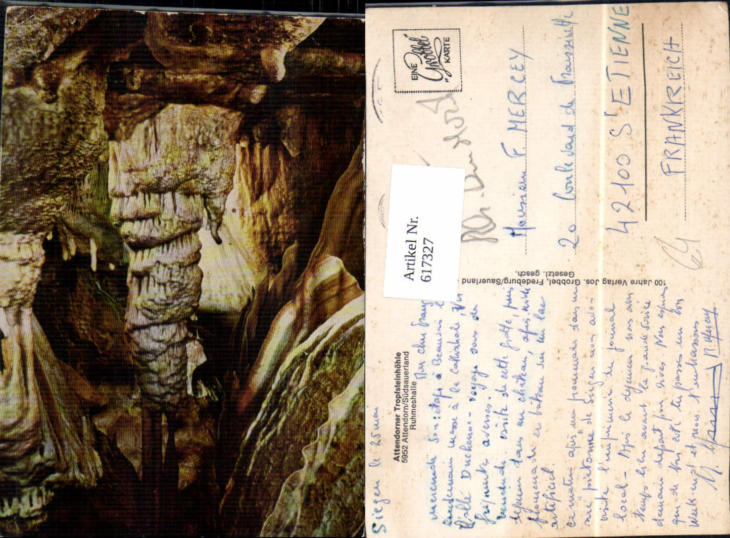 617327,Attendorfer Tropfsteinhöhle Attendorn Südsauerland Ruhmeshalle