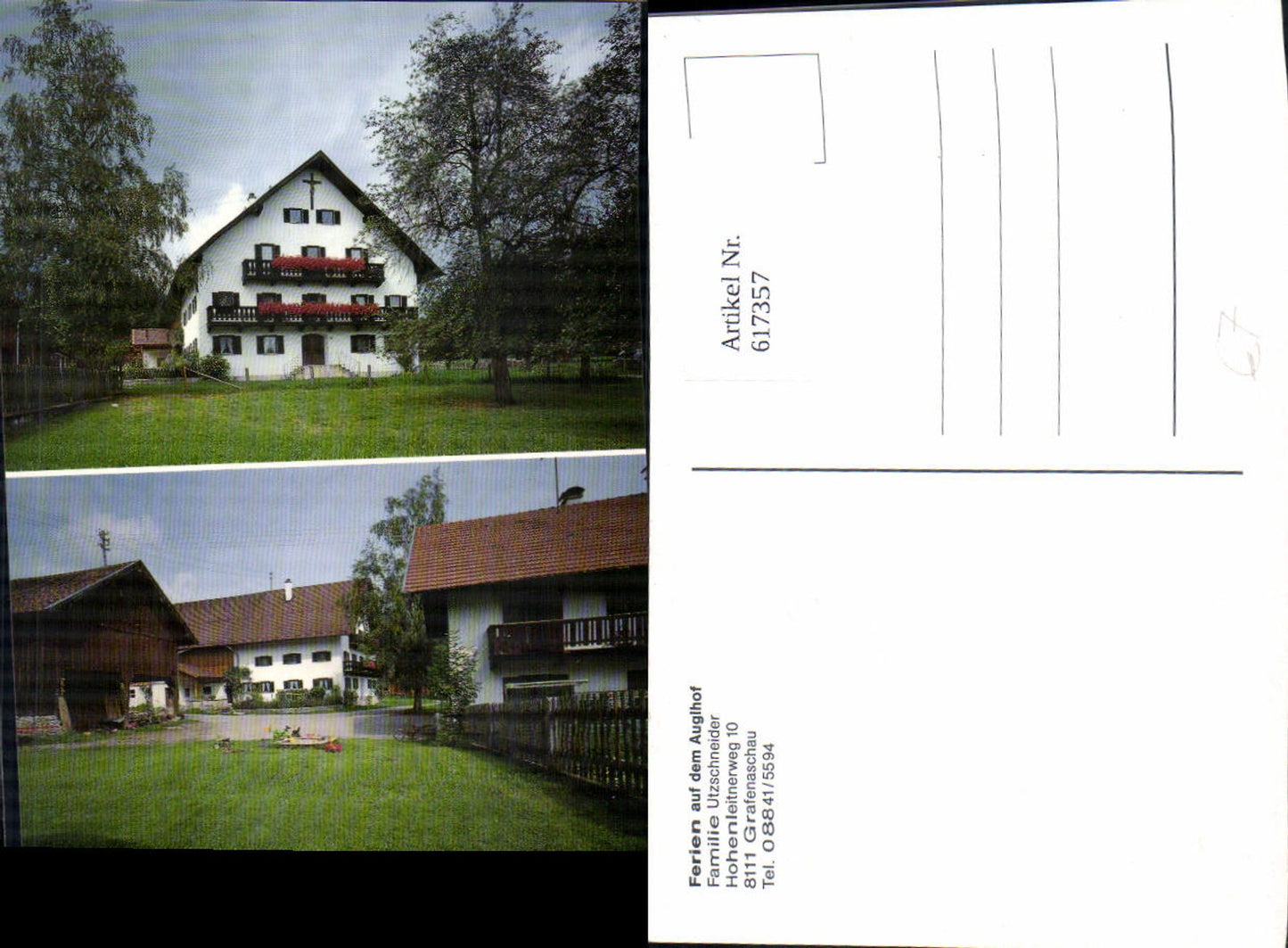 617357,Mehrbild Ak Schwaigen Grafenaschau Ferien auf dem Auglhof