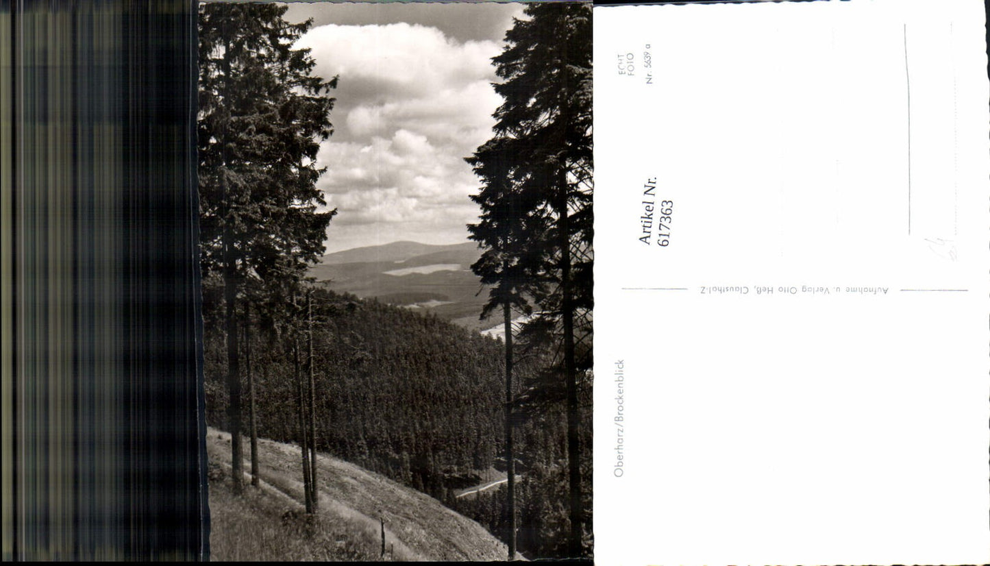 617363,Foto Ak Oberharz Brockenblick Schulenberg im Oberharz Clausthal-Zellerfeld