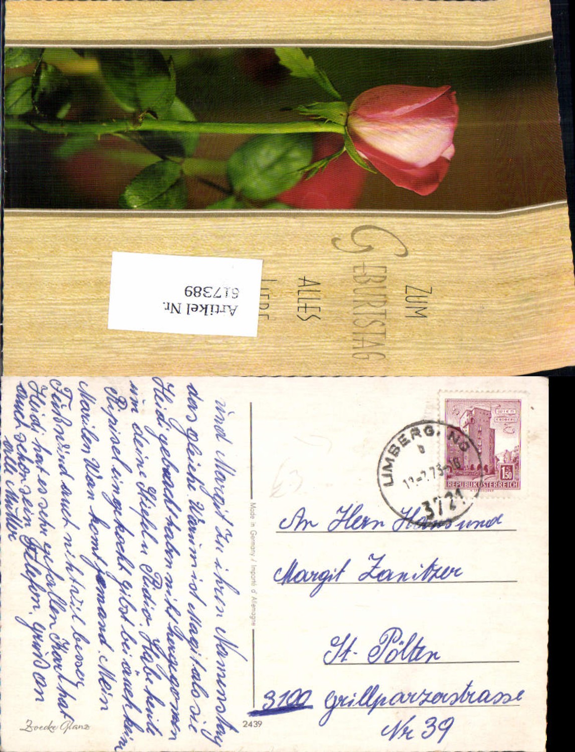 Alte Ansichtskarte – Old Postcard