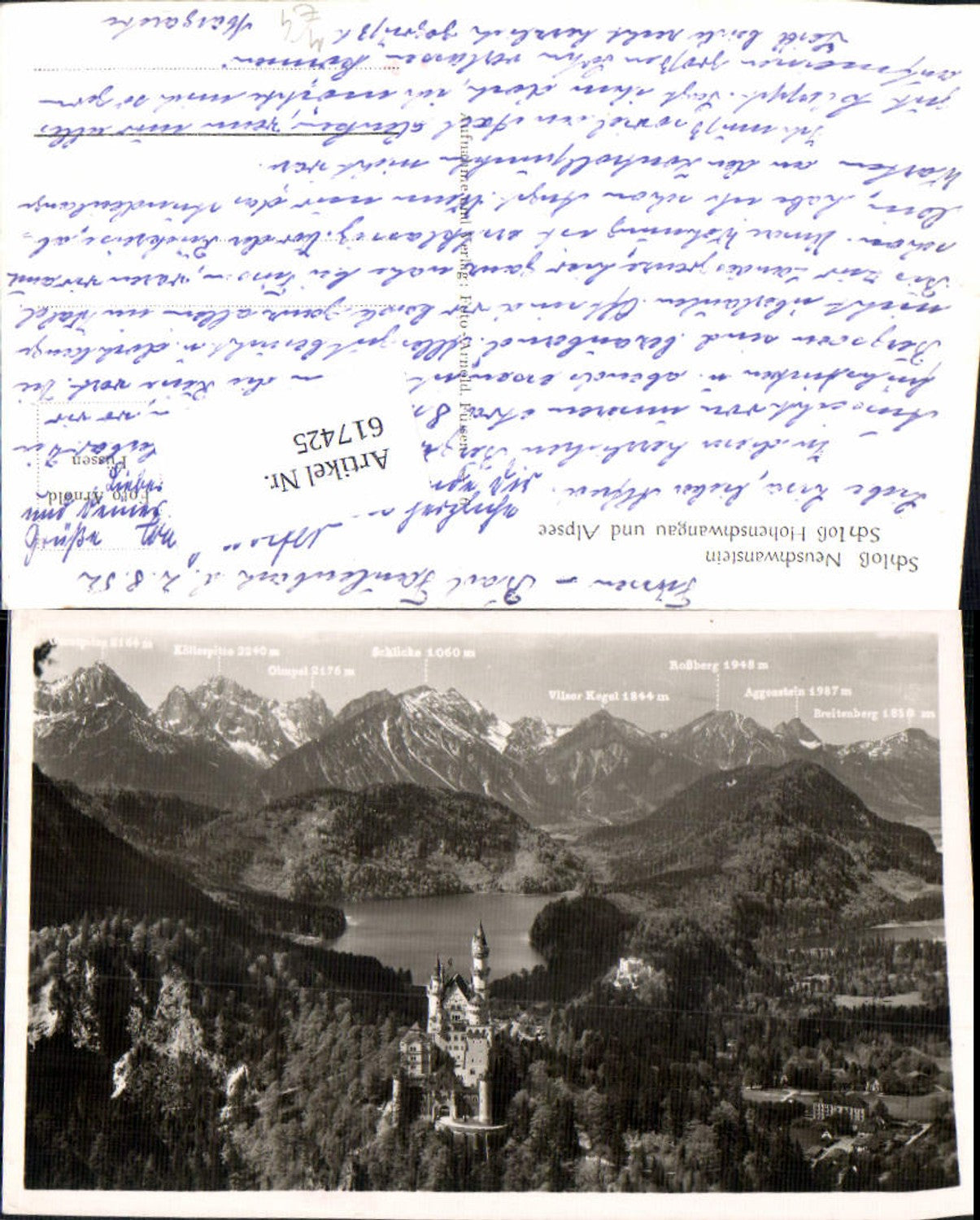 617425,Füssen im Allgäu Schloss Neuschwanstein pub Foto Arnold