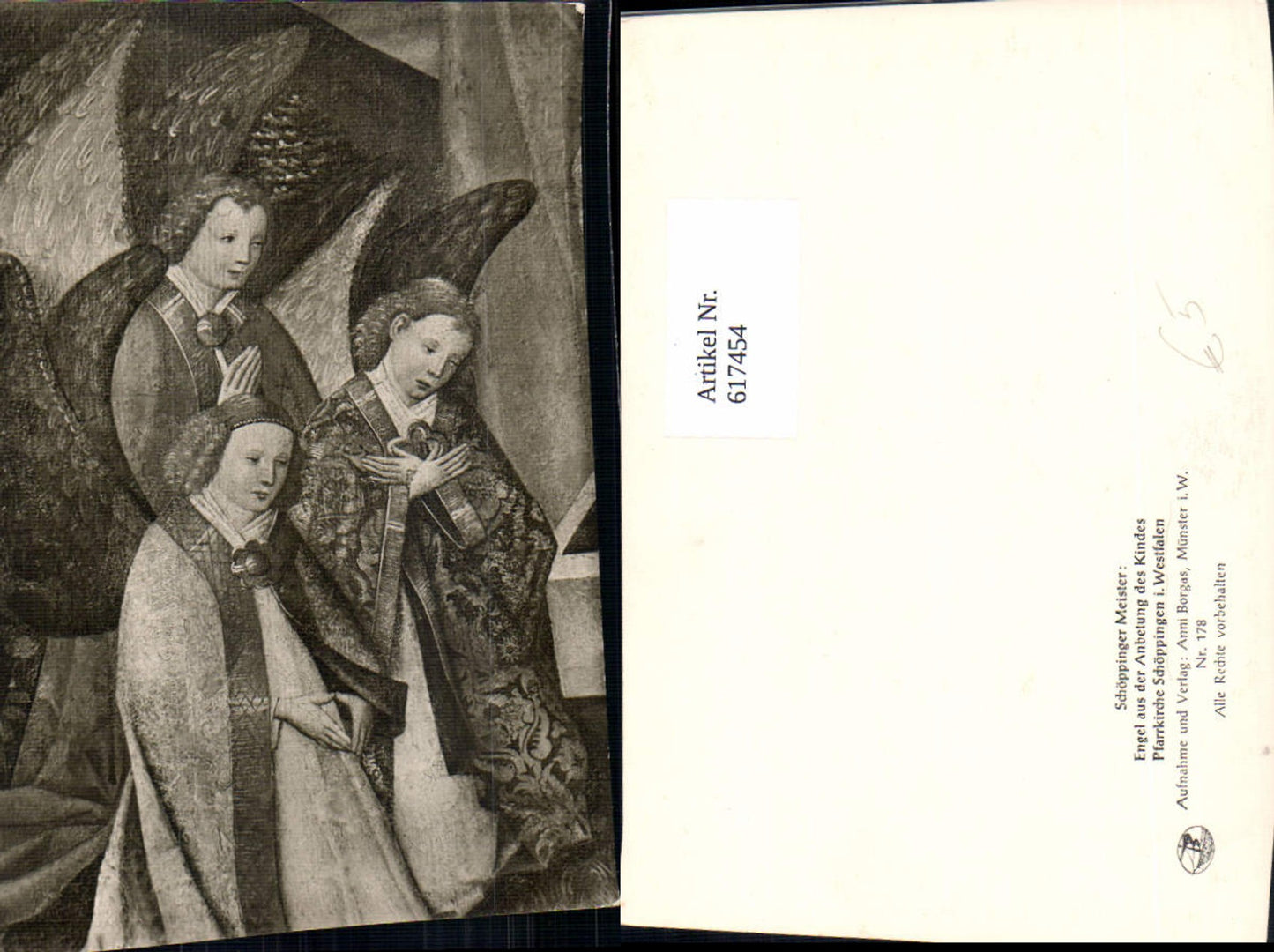 617454,Schöppingen i. Westfalen Engel a. d. Anbetung d. Kindes