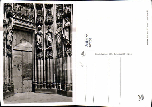 617633,Foto Ak Köln a. Rhein Dom Neue Tür v. Prof. Matare