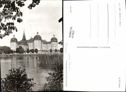617637,Foto Ak Moritzburg Barockmuseum Schloss Moritzburg