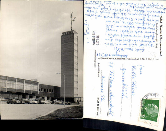 617646,Foto Ak Kurort Oberwiesenthal Fichtelberghaus