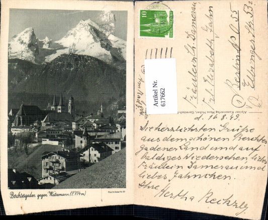 617662, Berchtesgaden against Watzmann pub Hans Huber 58
