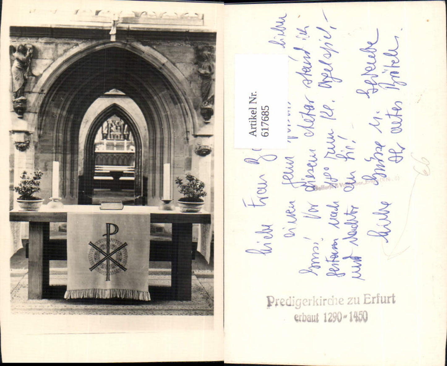 617685,Foto Erfurt Predigerkirche Kirche Innenansicht