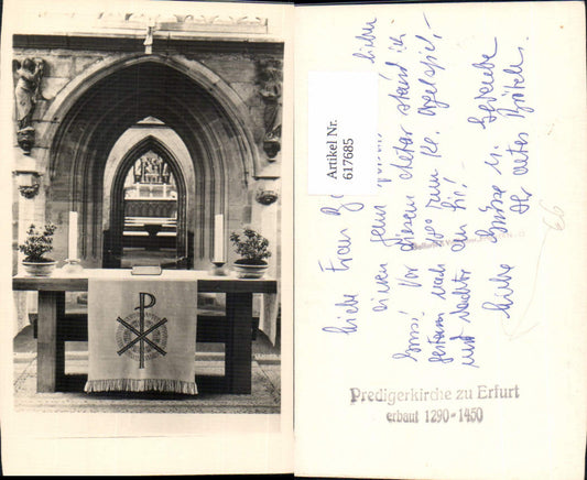 617685, Photo Erfurt Predigerkirche Church Interior view